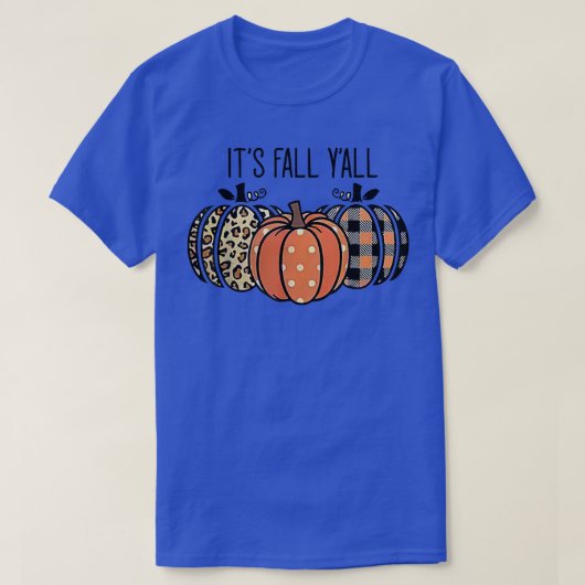 秋ビーブスit's秋ヤールヒョウかぼちゃ秋 tシャツ (デザイン正面)
