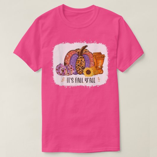 秋ビーブスit's秋ヤールヒョウかぼちゃ秋 tシャツ (デザイン正面)
