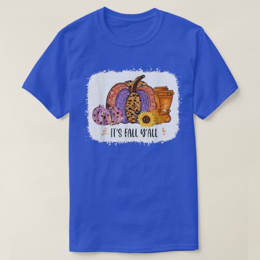 秋ビーブスit's秋ヤールヒョウかぼちゃ秋 tシャツ (デザイン正面)