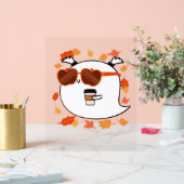 秋ビーブズキュート幽霊クラシックTシャツ アクリルサイン (ウェディング)