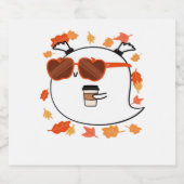 秋ビーブズキュート幽霊クラシックTシャツ スパークリングワインラベル (シングルラベル)