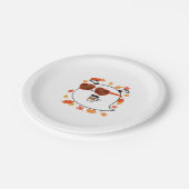 秋ビーブズキュート幽霊クラシックTシャツ ペーパープレート (アングル)