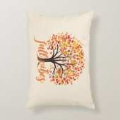 秋ビーブズコージー秋ツリー アクセントクッション (正面(垂直))