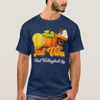 秋ビーブズザバレーボールオータムカボキンスパイスラ Tシャツ