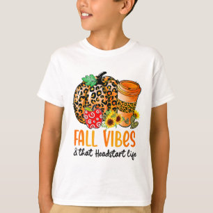 秋ビーブズザヘッドスタートライフパンプキン秋Th Tシャツ