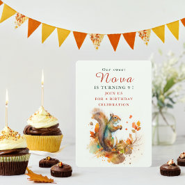 秋ビーブリス – 誕生日招待状カード 招待状