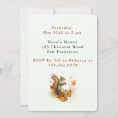 秋ビーブリス – 誕生日招待状カード 招待状 (裏面)