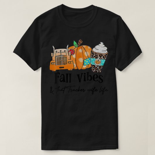秋ビーブ&そのトラック運転手の妻の生活 Tシャツ (デザイン正面)
