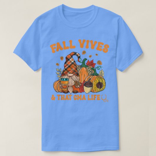 秋ビーブ&そのCMAライフ格言秋秋離れ Tシャツ (デザイン正面)