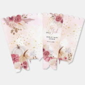 秋ピンクカボチャフローラガールベビーシャワー特典 フェイバーボックス (見開き)