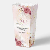 秋ピンクカボチャフローラガールベビーシャワー特典 フェイバーボックス (正面)