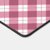 秋ピンク市松模様にデスクマット デスクマット (コーナー)