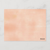 秋ピーチとグリーンパンプキンブックベビー ポストカード (裏面)