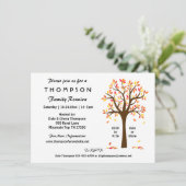 秋ファミリ懇親会、パーティーまたはイベント 招待状 (スタンド正面)