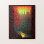 秋ファンタジー世界刀 ジグソーパズル (縦)