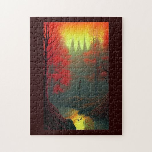 秋ファンタジー世界刀 ジグソーパズル (縦)