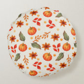 秋ファンタジー円枕 ラウンドクッション (裏面)