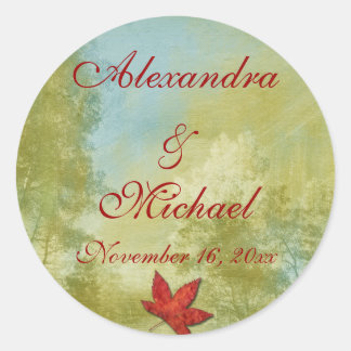 秋ファンタジー ラウンドシール