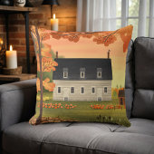 秋ファームハウスオータムカンプキン |正方形 クッション