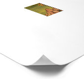 秋ファームハウスオータムパンプキンエクストララージプリント ポスター (角)