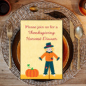 秋フィールドサンクスギビング招待状 招待状