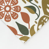 秋フェアサントフォークアートフリースブランケット フリースブランケット (角)