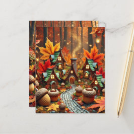 秋フェアリーお洒落ビレッジスクラップブック紙