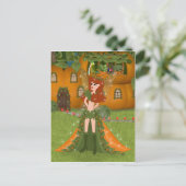 秋フェアリーパンプキンコテージ ポストカード (スタンド正面)