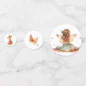 秋フェアリー最初の誕生日ありがとうキツネ コンフェッティ (正面)