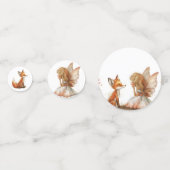 秋フェアリー最初の誕生日ありがとうキツネ コンフェッティ (正面)