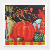 秋フェスティバルアンティーク絵画ズカボチャの装飾 (正面)