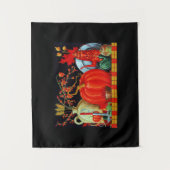 秋フェスティバルアンティーク絵画ズカボチャの装飾 タペストリー (正面)