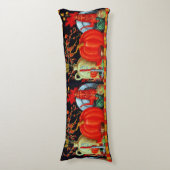 秋フェスティバルアンティーク絵画ズカボチャの装飾 ボディピロー (正面縦)