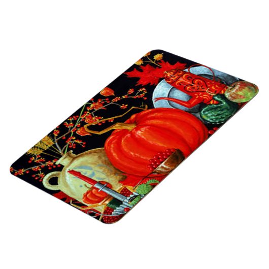 秋フェスティバルアンティーク絵画ズカボチャの装飾 マグネット (左側)