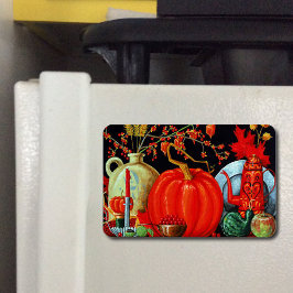 秋フェスティバルアンティーク絵画ズカボチャの装飾 マグネット