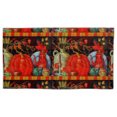 秋フェスティバルアンティーク絵画ズカボチャの装飾 枕カバー (正面左)