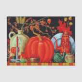 秋フェスティバルアンティーク絵画ズカボチャの装飾 薄葉紙 (正面)