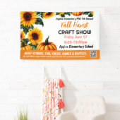 秋フェスティバルクラフトショーPTO PTA教会バナー 横断幕 (インサイチュ)