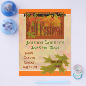 秋フェスティバルチラシ チラシ (シングル)