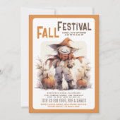秋フェスティバルハーベストパーティーハロウィーン 招待状 (正面)