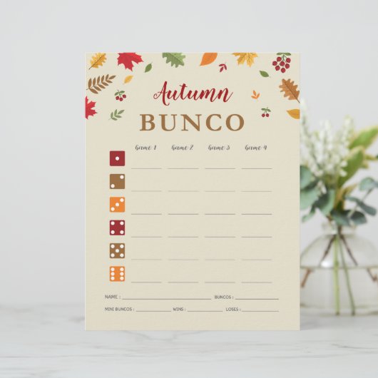 秋フェスティバルバンコパーティーゲームスコアカード (スタンド正面)