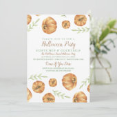 秋フェスティバルパンプキン招待状 招待状 (スタンド正面)