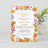 秋フェスティバルパーティーパンプキンリタイア 招待状 (スタンド正面)