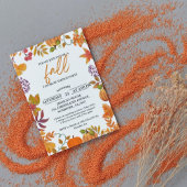 秋フェスティバルパーティー焚き火付近パーティー 招待状