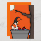 秋フェスティバル招待状テンプレート 招待状 (正面/裏面)