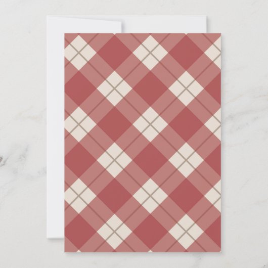 秋フェスティバル招待状 招待状 (裏面)