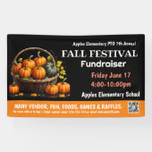 秋フェスティバル資金調達者PTO PTA教会バナー 横断幕 (横)