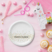 秋フェストハロウィーントリートPLEASEキャンディスプリンクル ペーパープレート (パーティー)