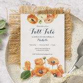 秋フェテオータムバースデーパーティオレンジブロッサム 招待状