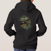 秋フォックス秋スウェットシャツ パーカ (裏面)